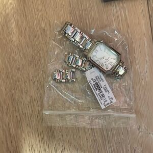 Kate Spade Silver Watch with Roman Numerals